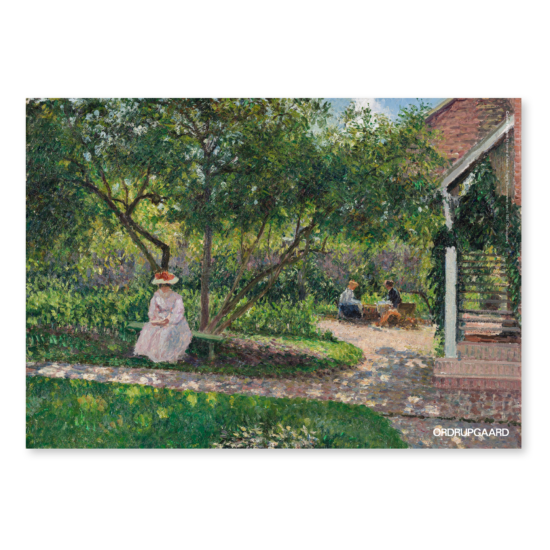 Camille Pissarro, Et hjørne af haven i Éragny (kunstnerens hjem), 1897