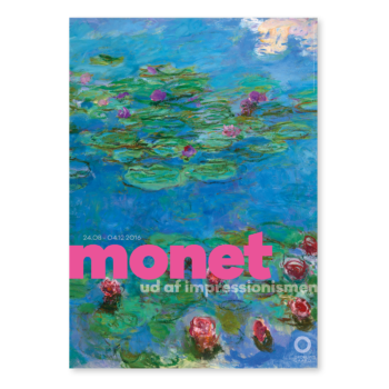 Claude Monet, ud af impressionismen. Ordrupgaard udstillingsplakat