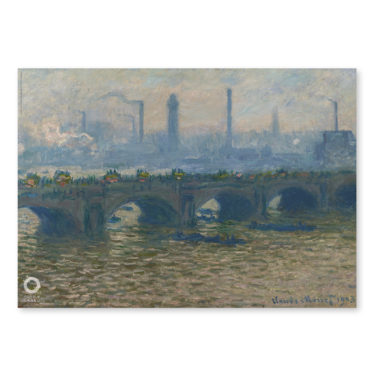 Claude Monet. Waterloo Bridge, gråvejr. 1903. Fotograf Anders Sune Bergp