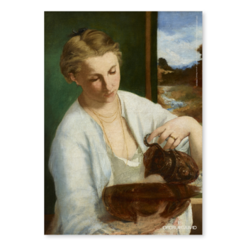 ÉDOUARD MANET, Ung kvinde med kande (Suzanne Leenhoff, senere Manet), (1858-60)