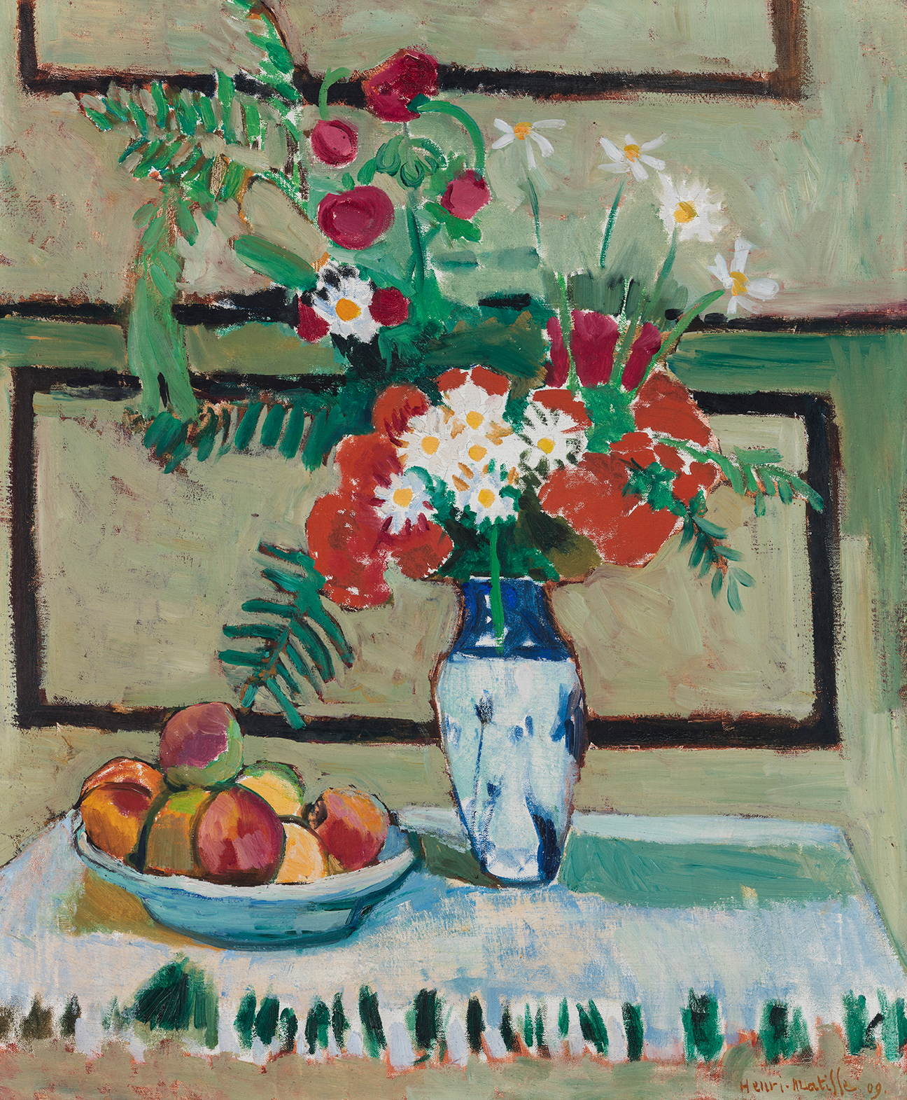 Henri Matisse. Blomster og frugter. 1909 Inv.nr. 259 WH. Fotograf Anders Sune Berg