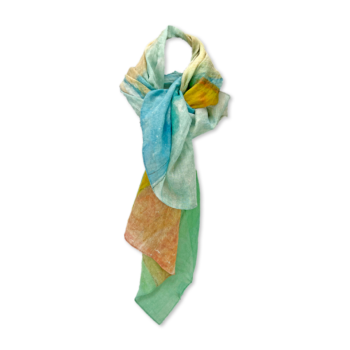 Tørklæde, med motiv af Charles Filiger, Hvile. Køb det her i Ordrupgaards Webshop