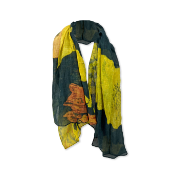 Tørklæde, med motiv af La Combe, Det gule hav. Køb det her i Ordrupgaards Webshop