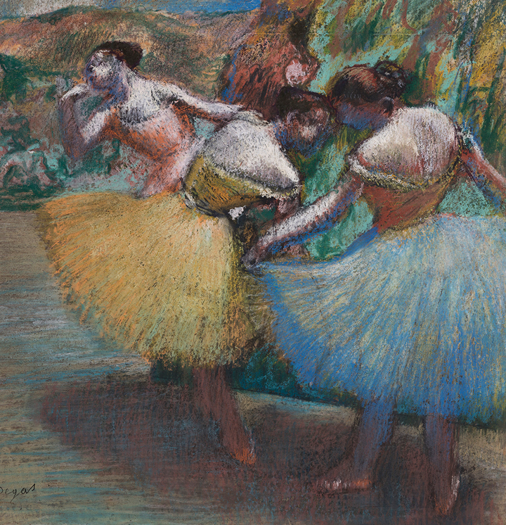 Edgar Degas. Tre danserinder. (Ca. 1898). Inv.nr. 279 WH