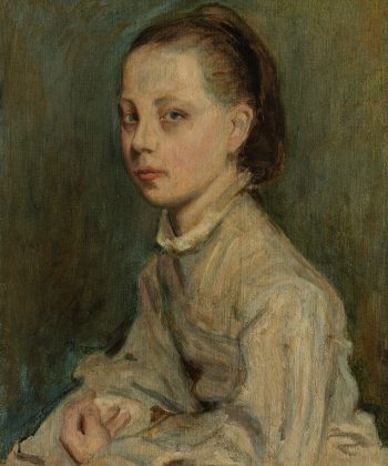 Anonym. En ung pige. (ca. 1860-65). Inv.nr. 184 WH. Fotograf Anders Sune Berg