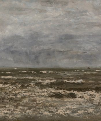 Charles-François Daubigny. Havet, gråvejr. 1874. Inv.nr. 189 WH. Fotograf Anders Sune Berg