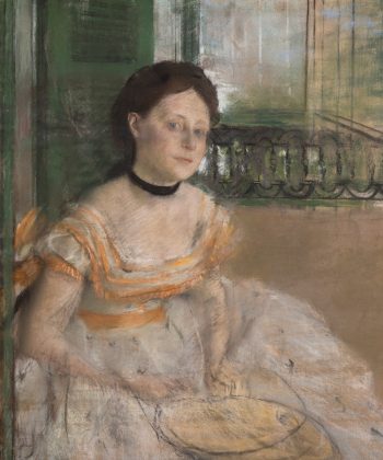 Edgar Degas. Kvinde siddende på en balkon, New Orleans. (1872-73). Inv.nr. 288 WH. Fotograf Anders Sune Berg