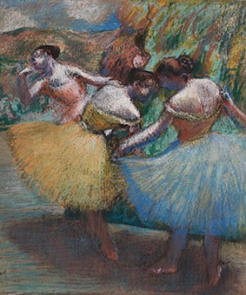 Edgar Degas. Tre danserinder. (Ca. 1898). 310x375px. Fotograf Anders Sune Berg
