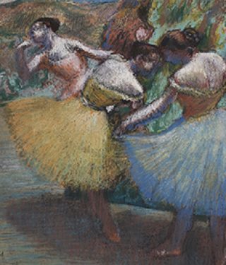 Edgar Degas. Tre danserinder. (Ca. 1898).LOW-presse. Fotograf Anders Sune Berg