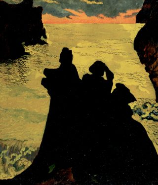 Georges Lacombe. Det gule hav, Camaret, ca. 1892. Olie på lærred, 60,7 x 81,5 cm. Musée des Beaux-Arts de Brest métropole