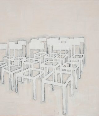 Jesper Christiansen, Untitled Chair Painting, 1989. National Gallery of Art