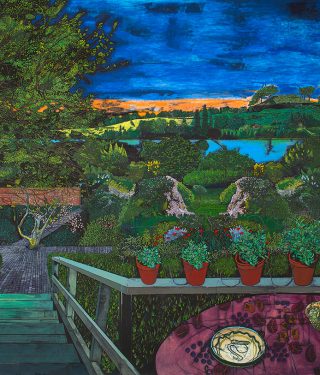 Jesper Cristiansen, Paradismaleri I, (Et øjeblik i Leonard Woolfs have), 2015 Jesper Cristiansen, Paradismaleri I, (Et øjeblik i Leonard Woolfs have), 2015