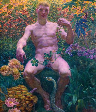 Kristian Zahrtmann, Adam in Paradise, 1914, Private Collection, Photo Ole Akhøj