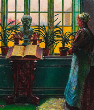 Kristian Zahrtmann, At the Bible Table, 1912. The HHGSA Collection, ©Bruun Rasmussen Auctioneers