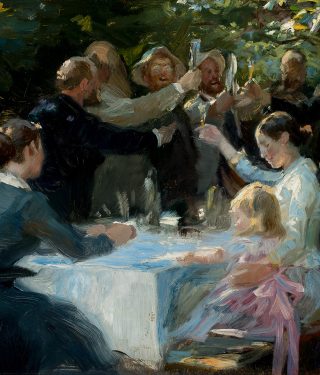 P.S. Krøyer, Hip, Hip, Hurra!, 1888, Skagens Kunstmuseer