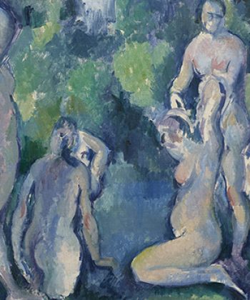Paul Cézanne. Badende kvinder. (Ca. 1895). Shuffle350px. Fotograf Anders Sune Berg