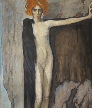 Romaine Brooks, Portræt af markise Casati, 1920, Collection Lucile Audouy, ©Thomas Hennocque