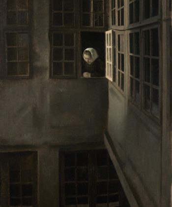 Vilhelm Hammershøi Gaardinteriør Strandgade 30,1905. Ordrupgaard.