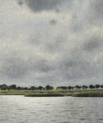 Vilhelm Hammershøi. Solregn. Fra Gentofte Sø. (1903). Deponeret af Augustinus Fonden. Ordrupgaard. Fotograf Anders Sune Berg