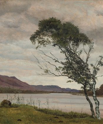 Vilhelm Kyhn. Landskab fra Silkeborg. 1848. Inv.nr. 35 WH. Fotograf Anders Sune Berg
